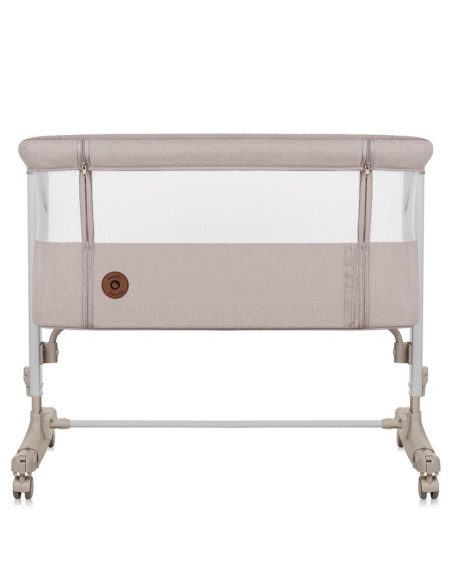 BN-LO-AURORA_BEIGE_CAPPUCCINO,Patut co-sleeper, Lionelo, Aurora, 3 in 1, Cu leganare si setare unghiulara, Cu saltea, 0 luni+, C