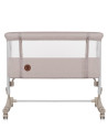 BN-LO-AURORA_BEIGE_CAPPUCCINO,Patut co-sleeper, Lionelo, Aurora, 3 in 1, Cu leganare si setare unghiulara, Cu saltea, 0 luni+, C