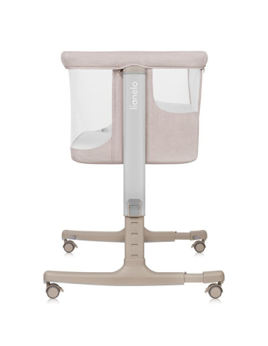 BN-LO-AURORA_BEIGE_CAPPUCCINO,Patut co-sleeper, Lionelo, Aurora, 3 in 1, Cu leganare si setare unghiulara, Cu saltea, 0 luni+, C