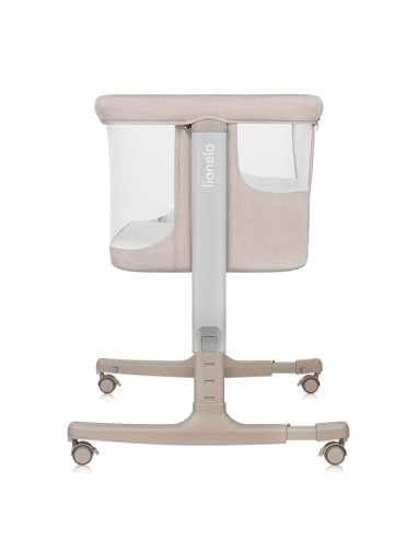 BN-LO-AURORA_BEIGE_CAPPUCCINO,Patut co-sleeper, Lionelo, Aurora, 3 in 1, Cu leganare si setare unghiulara, Cu saltea, 0 luni+, C