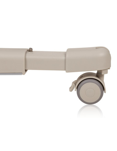 BN-LO-AURORA_BEIGE_CAPPUCCINO,Patut co-sleeper, Lionelo, Aurora, 3 in 1, Cu leganare si setare unghiulara, Cu saltea, 0 luni+, C