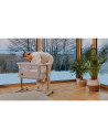 BN-LO-AURORA_BEIGE_CAPPUCCINO,Patut co-sleeper, Lionelo, Aurora, 3 in 1, Cu leganare si setare unghiulara, Cu saltea, 0 luni+, C
