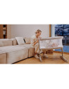 BN-LO-AURORA_BEIGE_CAPPUCCINO,Patut co-sleeper, Lionelo, Aurora, 3 in 1, Cu leganare si setare unghiulara, Cu saltea, 0 luni+, C
