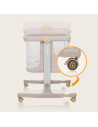 BN-LO-AURORA_BEIGE_CAPPUCCINO,Patut co-sleeper, Lionelo, Aurora, 3 in 1, Cu leganare si setare unghiulara, Cu saltea, 0 luni+, C