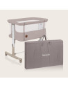 BN-LO-AURORA_BEIGE_CAPPUCCINO,Patut co-sleeper, Lionelo, Aurora, 3 in 1, Cu leganare si setare unghiulara, Cu saltea, 0 luni+, C