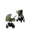 BN-LO-AMBER_PLUS_2IN1_GREEN_FOREST,Carucior 2 in 1, Lionelo, Amber Plus, Cadru aluminiu, Cu landou intarit si salteluta moale, R