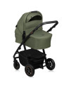 BN-LO-AMBER_PLUS_2IN1_GREEN_FOREST,Carucior 2 in 1, Lionelo, Amber Plus, Cadru aluminiu, Cu landou intarit si salteluta moale, R