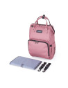 BN-507820,Rucsac pentru mamici, Petite&Mars, Jack, Cu 11 compartimente, Cu buzunare termice, Saltea de infasat inclusa, 30 x 42