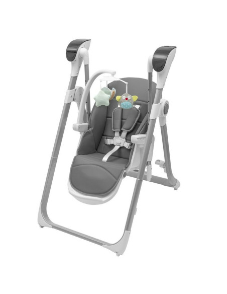 BN-56307,Scaun de masa 2 in 1, New Baby, Smart, Poate fi utilizat si ca leagan pentru copii, Cu telecomanda, Spatar reglabil in 