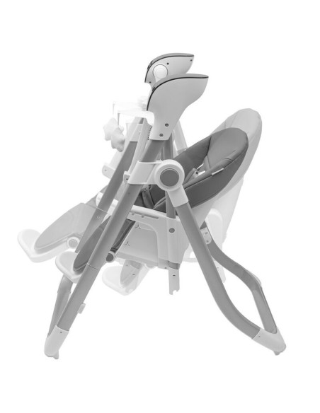 BN-56307,Scaun de masa 2 in 1, New Baby, Smart, Poate fi utilizat si ca leagan pentru copii, Cu telecomanda, Spatar reglabil in 