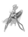 BN-56307,Scaun de masa 2 in 1, New Baby, Smart, Poate fi utilizat si ca leagan pentru copii, Cu telecomanda, Spatar reglabil in 