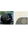 BN-LO-SUNBLOCKER_BLACK,Set 2 parasolare auto, Lionelo, Sunblocker, Universale, Instalare usoara, Negru