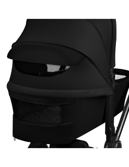 BN-LO-MIKA_PLUS_2IN1_BLACK_ONYX,Carucior 2 in 1, Lionelo, Mika Plus, Cadru din aluminiu, Cu landou intarit si salteluta moale, R