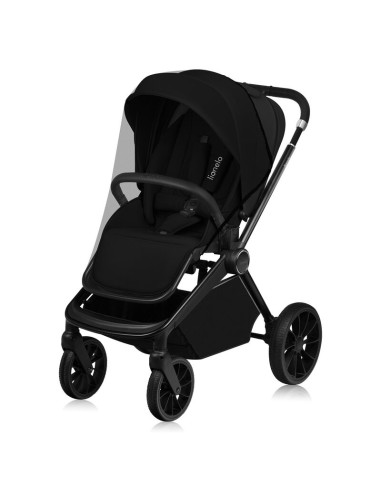 BN-LO-MIKA_PLUS_3IN1_BLACK_ONYX,Carucior 3 in 1, Lionelo, Mika Plus, Cadru din aluminiu, Cu landou intarit si salteluta moale, C