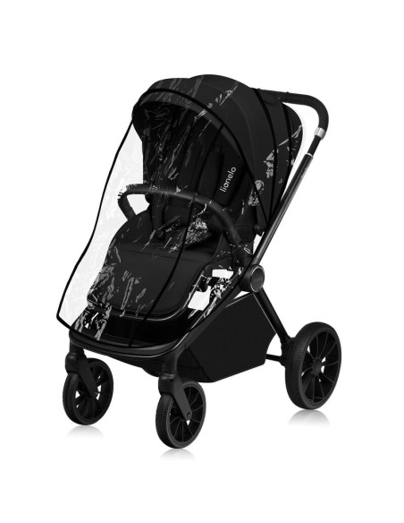 BN-LO-MIKA_PLUS_3IN1_BLACK_ONYX,Carucior 3 in 1, Lionelo, Mika Plus, Cadru din aluminiu, Cu landou intarit si salteluta moale, C