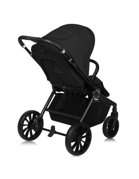 BN-LO-MIKA_PLUS_3IN1_BLACK_ONYX,Carucior 3 in 1, Lionelo, Mika Plus, Cadru din aluminiu, Cu landou intarit si salteluta moale, C
