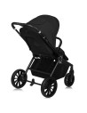BN-LO-MIKA_PLUS_3IN1_BLACK_ONYX,Carucior 3 in 1, Lionelo, Mika Plus, Cadru din aluminiu, Cu landou intarit si salteluta moale, C
