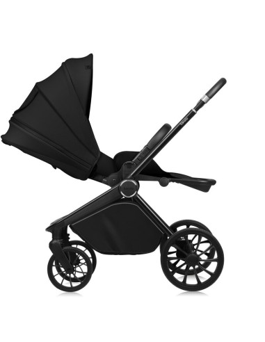 BN-LO-MIKA_PLUS_3IN1_BLACK_ONYX,Carucior 3 in 1, Lionelo, Mika Plus, Cadru din aluminiu, Cu landou intarit si salteluta moale, C