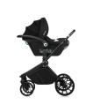 BN-LO-MIKA_PLUS_3IN1_BLACK_ONYX,Carucior 3 in 1, Lionelo, Mika Plus, Cadru din aluminiu, Cu landou intarit si salteluta moale, C