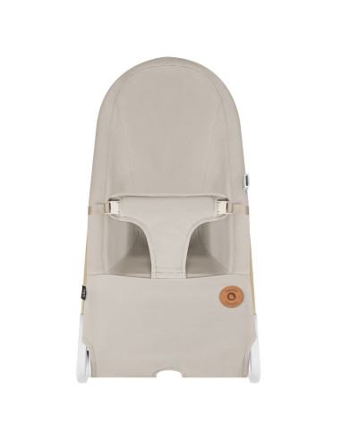 BN-LO-LILAC_BEIGE_SAND,Fotoliu balansoar, Lionelo, Lilac, Cu arcada cu jucarii, Ergonomic, Reglare spatar in 3 pozitii, Pernuta 
