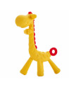 BN-BL804,Jucarie de dentitie, Bocioland, Amelioareaza gingiile dureroase, Design ergonomic, Fara BPA, 0 luni+, Giraffe Yellow/Re