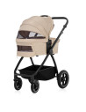 BN-LO-MERIL_3IN1_BEIGE_SAND,Carucior 3 in 1, Lionelo, Meril, Cu landou de dimensiune XL, Reversibil, Cu scoica auto testata ADAC