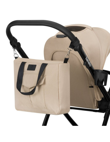 BN-LO-MERIL_3IN1_BEIGE_SAND,Carucior 3 in 1, Lionelo, Meril, Cu landou de dimensiune XL, Reversibil, Cu scoica auto testata ADAC