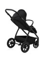 BN-LO-MERIL_3IN1_BLACK_ONYX,Carucior 3 in 1, Lionelo, Meril, Cu landou de dimensiune XL, Reversibil, Cu scoica auto testata ADAC