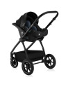 BN-LO-MERIL_3IN1_BLACK_ONYX,Carucior 3 in 1, Lionelo, Meril, Cu landou de dimensiune XL, Reversibil, Cu scoica auto testata ADAC
