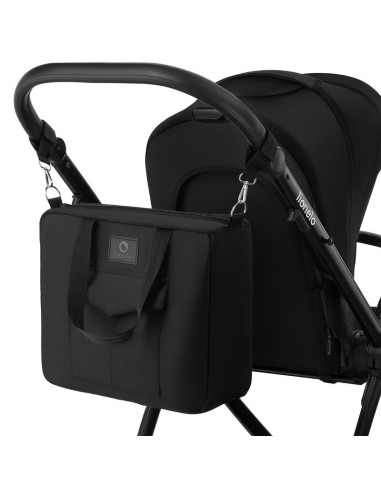 BN-LO-MERIL_3IN1_BLACK_ONYX,Carucior 3 in 1, Lionelo, Meril, Cu landou de dimensiune XL, Reversibil, Cu scoica auto testata ADAC