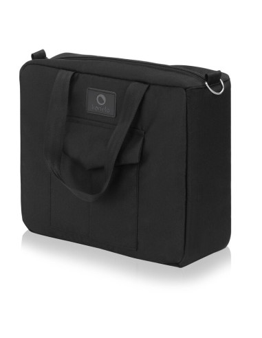 BN-LO-MERIL_3IN1_BLACK_ONYX,Carucior 3 in 1, Lionelo, Meril, Cu landou de dimensiune XL, Reversibil, Cu scoica auto testata ADAC