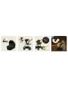 BN-LO-MERIL_3IN1_BLACK_ONYX,Carucior 3 in 1, Lionelo, Meril, Cu landou de dimensiune XL, Reversibil, Cu scoica auto testata ADAC