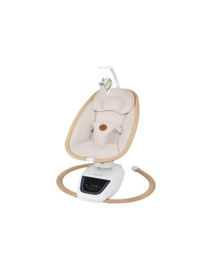 BN-LO-OLIVIA_BEIGE_NATURAL,Balansoar si sezlong, Lionelo, Olivia, 2 in 1, Electric, Cu leganare 3D, 5 moduri de balansare in mai