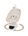 BN-LO-OLIVIA_BEIGE_NATURAL,Balansoar si sezlong, Lionelo, Olivia, 2 in 1, Electric, Cu leganare 3D, 5 moduri de balansare in mai