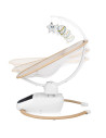 BN-LO-OLIVIA_BEIGE_NATURAL,Balansoar si sezlong, Lionelo, Olivia, 2 in 1, Electric, Cu leganare 3D, 5 moduri de balansare in mai