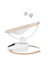 BN-LO-OLIVIA_BEIGE_NATURAL,Balansoar si sezlong, Lionelo, Olivia, 2 in 1, Electric, Cu leganare 3D, 5 moduri de balansare in mai