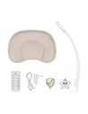 BN-LO-OLIVIA_BEIGE_NATURAL,Balansoar si sezlong, Lionelo, Olivia, 2 in 1, Electric, Cu leganare 3D, 5 moduri de balansare in mai