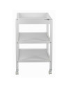 BN-82702,Masuta de infasat, FreeON, Mila, Din lemn, Cu 4 roti pentru transport facil, Cu 3 suprafete de depozitare, 76x54x86 cm,