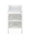 BN-82702,Masuta de infasat, FreeON, Mila, Din lemn, Cu 4 roti pentru transport facil, Cu 3 suprafete de depozitare, 76x54x86 cm,