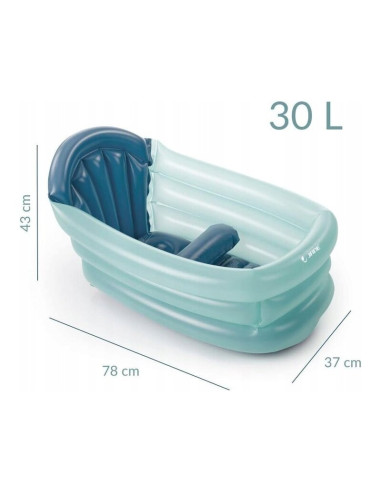 BN-8420421072899,Cadita gonflabila, Jane, 3 pozitii pentru copii, 78 x 43 x 37 cm, BPA Free, De la nastere pana la 4 ani, Holi