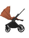BN-LO-MIKA_PLUS_BROWN_RUST,Carucior sport, Lionelo, Mika Plus, Cadru din aluminiu, Copertina XXL, Spatar reglabil in 3 pozitii, 