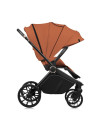 BN-LO-MIKA_PLUS_BROWN_RUST,Carucior sport, Lionelo, Mika Plus, Cadru din aluminiu, Copertina XXL, Spatar reglabil in 3 pozitii, 