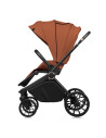 BN-LO-MIKA_PLUS_BROWN_RUST,Carucior sport, Lionelo, Mika Plus, Cadru din aluminiu, Copertina XXL, Spatar reglabil in 3 pozitii, 