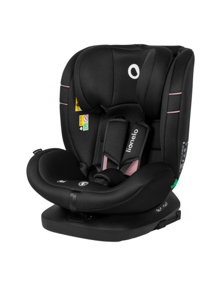 BN-LO-BASTIAAN_I-SIZE_PINK_ROSE,Scaun auto, Lionelo, Bastiaan i-Size, 4 in 1, Protectie laterala, Cu spatar inclinabil in 4 pozi