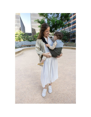 BN-8420421093252,Marsupiu bebe, Jane, Catch, Ergonomic, De la 9 luni pana la 22 Kg, Botanic