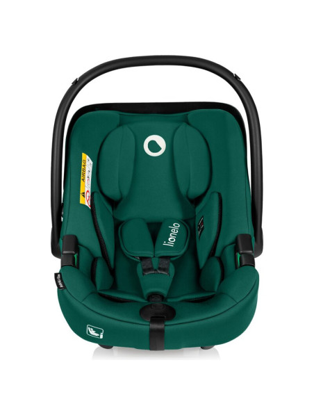 BN-LO-ASTRID_I-SIZE_GREEN,Scoica auto, Lionelo, i-Size Astrid, 0-13 Kg, 40-87 cm, Cu maner si capotina reglabile, Cu protectie l