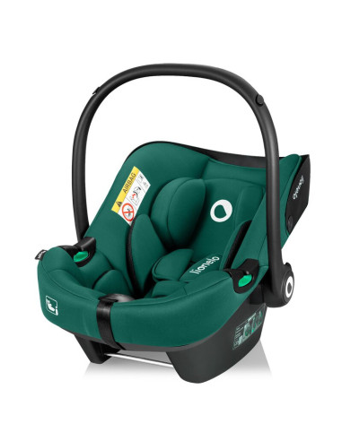 BN-LO-ASTRID_I-SIZE_GREEN+BASE_BLACK,Scoica auto, Lionelo, i-Size Astrid, Include baza Isofix, 0-13 Kg, 40-87 cm, Cu maner si ca