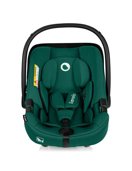 BN-LO-ASTRID_I-SIZE_GREEN+BASE_BLACK,Scoica auto, Lionelo, i-Size Astrid, Include baza Isofix, 0-13 Kg, 40-87 cm, Cu maner si ca