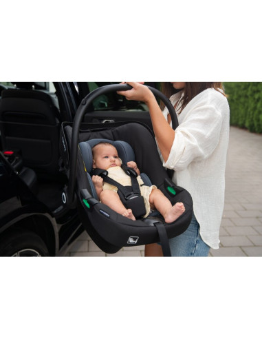 BN-LO-ASTRID_I-SIZE_GREEN+BASE_BLACK,Scoica auto, Lionelo, i-Size Astrid, Include baza Isofix, 0-13 Kg, 40-87 cm, Cu maner si ca