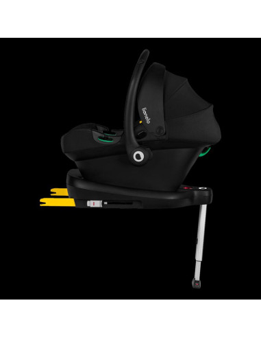BN-LO-ASTRID_I-SIZE_GREEN+BASE_BLACK,Scoica auto, Lionelo, i-Size Astrid, Include baza Isofix, 0-13 Kg, 40-87 cm, Cu maner si ca